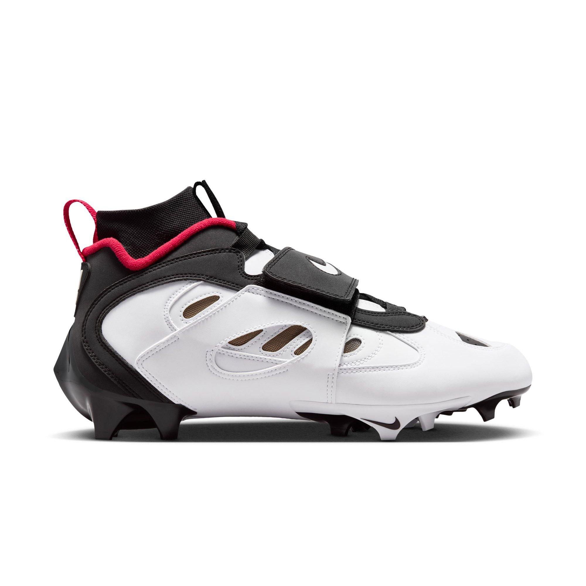 Nike Diamond Turf 2 "49ers" Men's Football Cleat - BLACK/WHITE/PRIME RED/METALLIC GOLD